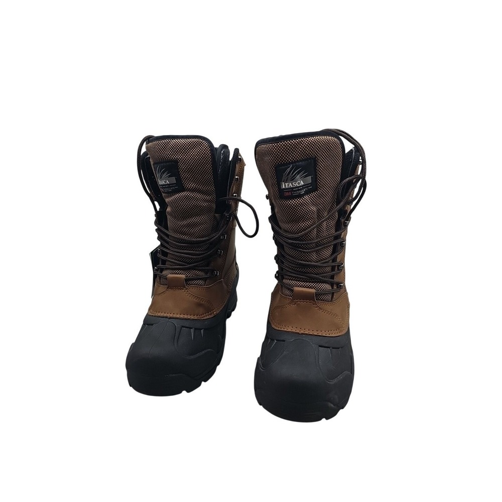 Itasca Ketchikan IV Snow Winter Boot Mens Size 8 Brown/Black Leather -40 Rated
